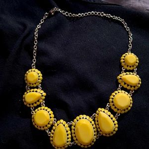 Yellow beaded beautiful necklace